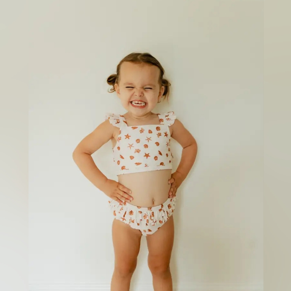 Babysprouts Seashells Two-Piece Swimsuit